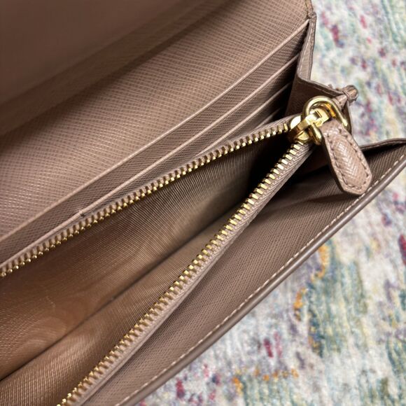 Prada Saffiano Flap Continental Wallet - Picture 9 of 14